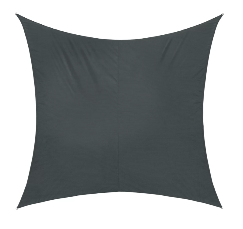 Segel / quadratisch / 3x3m / grau / Standardqualität